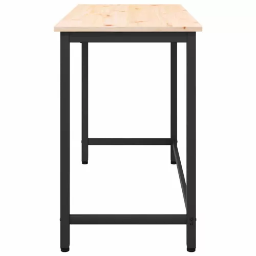  asztal Természetes 100 x 50 x 77 cm Műszaki fa és acél