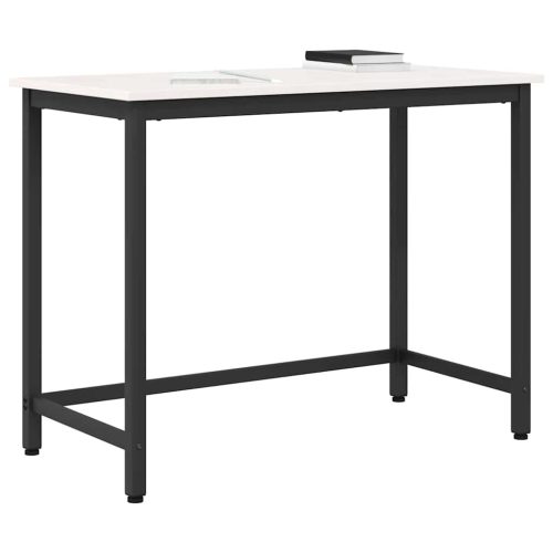  asztal Fehér 100 x 50 x 77 cm Műszaki fa és acél