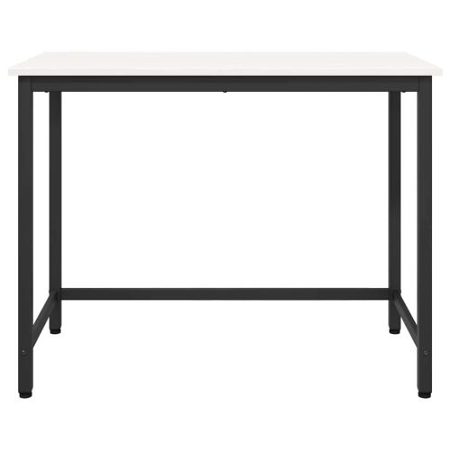  asztal Fehér 100 x 50 x 77 cm Műszaki fa és acél
