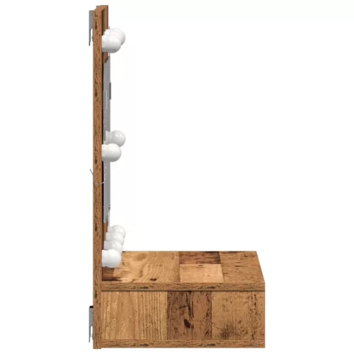  Piperebútor Régi fa Tömör újrahasznosított fa 60 x 31.5 x 62 cm