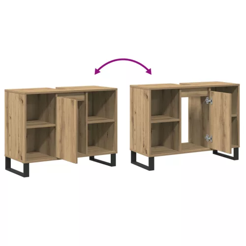  Mesteri Tölgy Szekrény Mesteri tölgy Összeszerelt fa Közepes