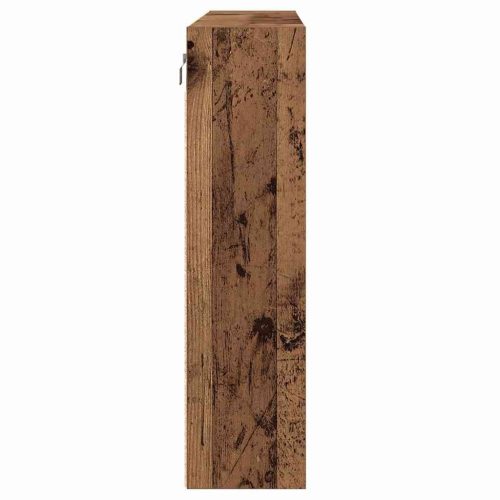  Kiállító szekrény polcokkal Öreg fa 100 x 15 x 58 cm Faanyag