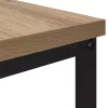  Dohányzóasztal fiókkal kézműves tölgy 100 x 51 x 45 cm Faanyag