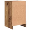 LED Éjjeli Szekrény 2 pcs Régi fa 38 x 34 x 61 cm Forgácslemez