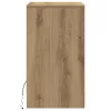  LED Éjjeli Szekrény kézműves tölgy 38 x 34 x 61 cm Forgácslemez