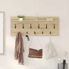  Fali Kabáthorog polcokkal tárolóval sonoma tölgy 100 x 40 x 12 cm Faanyag