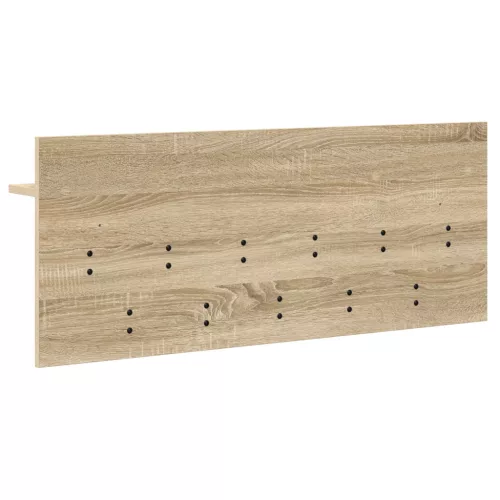  Fali Kabáthorog polcokkal tárolóval sonoma tölgy 100 x 40 x 12 cm Faanyag