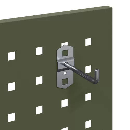  Eszköz Kocsi polcokkal kerékkel tárolóval Oliva zöld 65 x 35 x 111 cm Fém