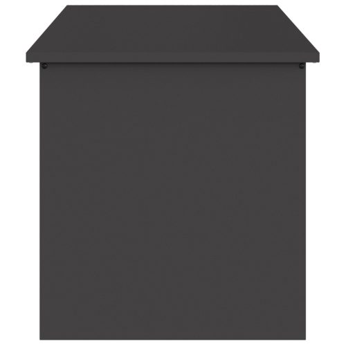  Kültéri Tároló Doboz tárolóval Fekete 100 x 50.5 x 50 cm