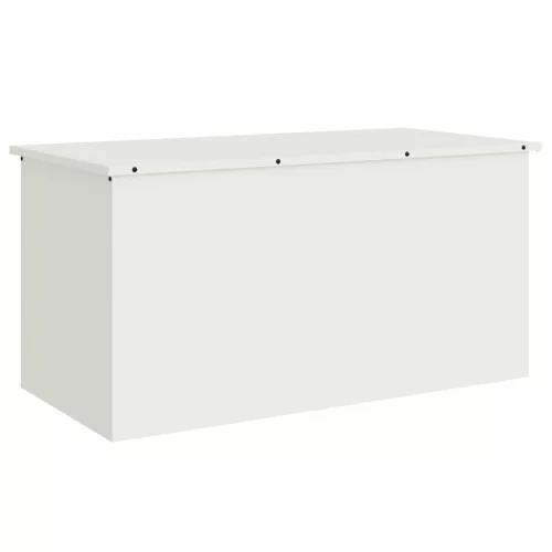  Kültéri Tároló Doboz tárolóval Fehér 100 x 50.5 x 50 cm