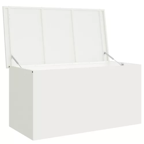  Kültéri Tároló Doboz tárolóval Fehér 100 x 50.5 x 50 cm