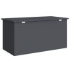  Kültéri Tároló Doboz tárolóval Antracit 100 x 50.5 x 50 cm