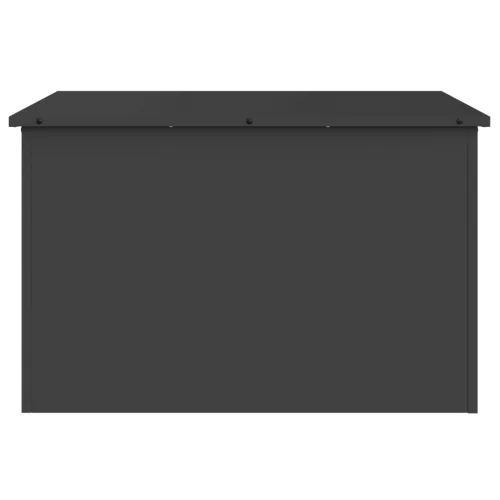  Kültéri Tároló Doboz tárolóval Fekete 80 x 50.5 x 50 cm