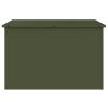  Kültéri Tároló Doboz tárolóval Oliva zöld 80 x 50.5 x 50 cm