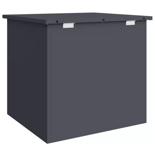  Kültéri Tároló Doboz tárolóval Antracit 55 x 50.5 x 50 cm