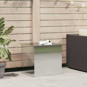  Kültéri Tároló Doboz Ezüst 55 x 50,5 x 50 cm Acél