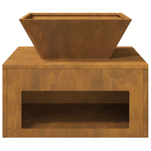  Tűzrakó 50 x 50 x 40 cm Corten Acél