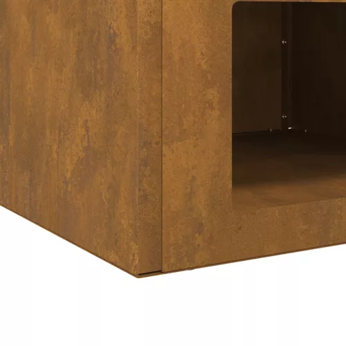  Tűzrakó 50 x 50 x 40 cm Corten Acél