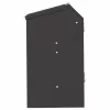  Nyúl Etető Fekete 64.5 x 25.5 x 45.5 cm Hidegen Hengerelt Acél