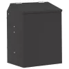  Nyúl Etető Fekete 64.5 x 25.5 x 45.5 cm Hidegen Hengerelt Acél