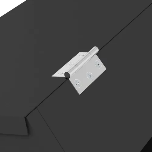  Nyúl Etető Fekete 64.5 x 25.5 x 45.5 cm Hidegen Hengerelt Acél
