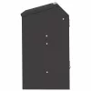  Nyúl Etető Fekete 64.5 x 25.5 x 45.5 cm Hidegen Hengerelt Acél