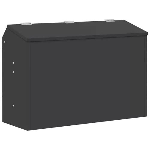  Nyúl Etető Fekete 64.5 x 25.5 x 45.5 cm Hidegen Hengerelt Acél