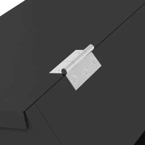  Nyúl Etető Fekete 64.5 x 25.5 x 45.5 cm Hidegen Hengerelt Acél