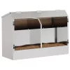  Nyúl Etető Ezüst 64.5 x 25.5 x 45.5 cm Horganyzott acél