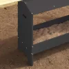  Csirke Etető Tál Fekete 81 x 32 x 53,5 cm