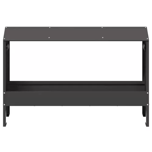  Csirke Etető Tál Fekete 81 x 32 x 53,5 cm