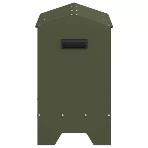  Csirke Etető Tál Olajzöld 81 x 32 x 53,5 cm