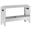  Csirke Etető Tál Ezüst 81 x 32 x 53,5 cm Horganyzott acél