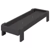  Csirke Etető Tál Fekete 80 x 28 x 13.5 cm