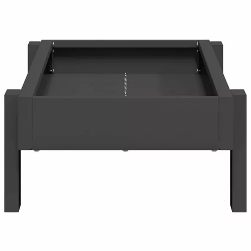  Csirke Etető Tál Fekete 80 x 28 x 13.5 cm