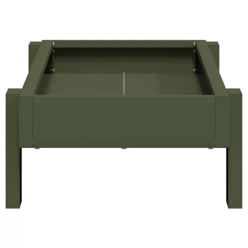  Csirke Etető Tál Olajzöld 80 x 28 x 13.5 cm