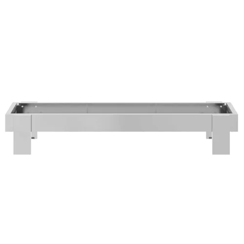  Csirke Etető Tál Ezüst 80 x 28 x 13.5 cm Horganyzott acél