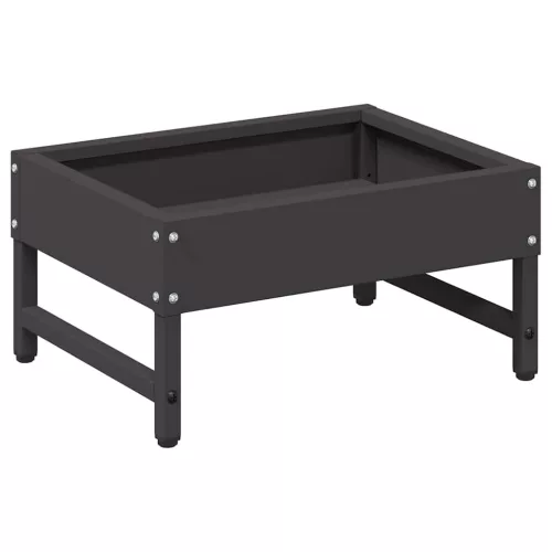  Madár Etető Fekete 80 x 28 x 13.5 cm Hidegen Hengerelt Acél