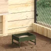  Madár Etető Olajzöld 80 x 28 x 13.5 cm Hidegen Hengerelt Acél