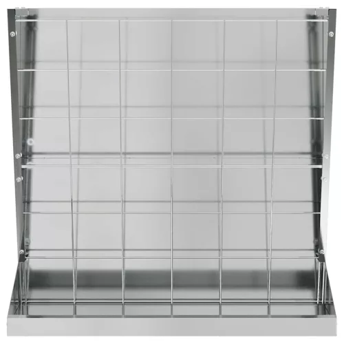  Szénazsák Ezüst 71 x 33 x 70 cm Horganyzott acél