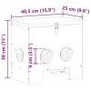 Csirke etető Fekete 60.5 x 29 x 51 cm Hidegen Hengerelt Acél