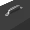 Csirke etető Fekete 41,5 x 20,5 x 33 cm Hidegen Hengerelt Acél