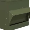 Csirke etető Olajzöld 40,5 x 45 x 41 cm Hidegen Hengerelt Acél