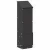  Csirke etető Fekete 13 x 12 x 51 cm Hidegen Hengerelt Acél