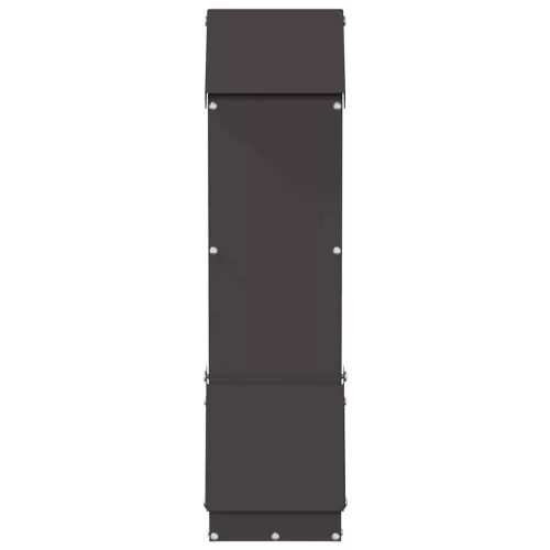  Csirke etető Fekete 13 x 12 x 51 cm Hidegen Hengerelt Acél