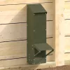  Csirke etető Olajzöld 13 x 12 x 51 cm Hidegen Hengerelt Acél