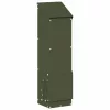  Csirke etető Olajzöld 13 x 12 x 51 cm Hidegen Hengerelt Acél