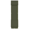  Csirke etető Olajzöld 13 x 12 x 51 cm Hidegen Hengerelt Acél