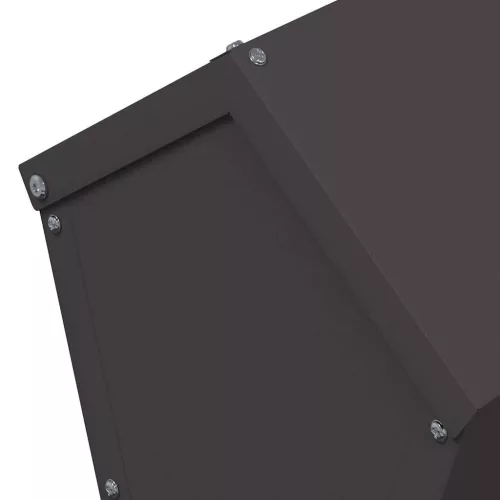  Csirke etető Fekete 30 x 30 x 39 cm Hidegen Hengerelt Acél