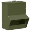  Csirke etető Olajzöld 20 x 25 x 35 cm Hidegen Hengerelt Acél